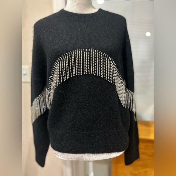 & Other Stories crystal fringe sweater - Picture 2 of 11